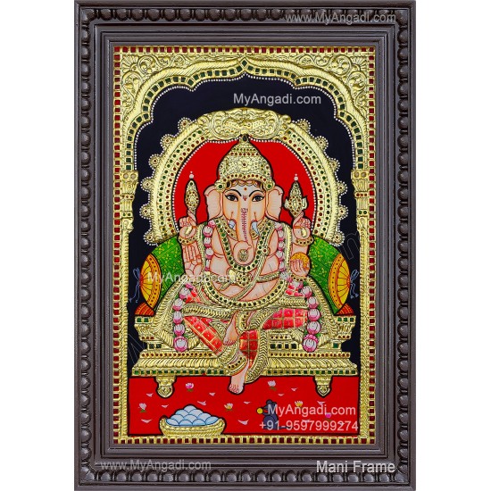 Ganesha Tanjore Painting Ganesha Tanjore Painting