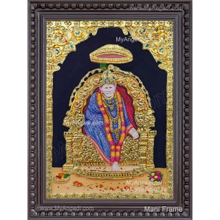 Saibaba Tanjore Painting