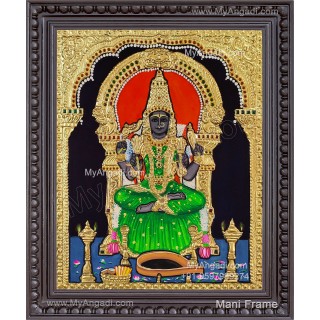 Kamatchi Amman Tanjore Painting