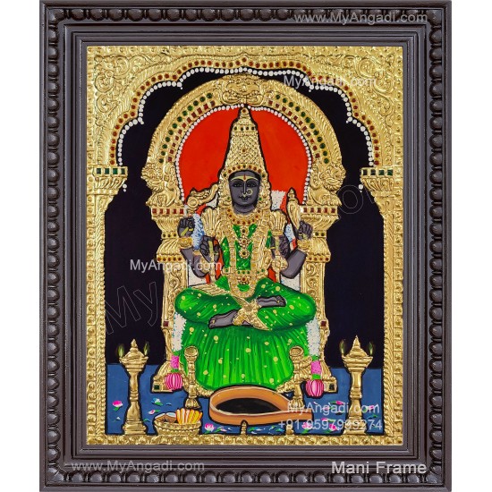 Kamatchi Amman Tanjore Painting