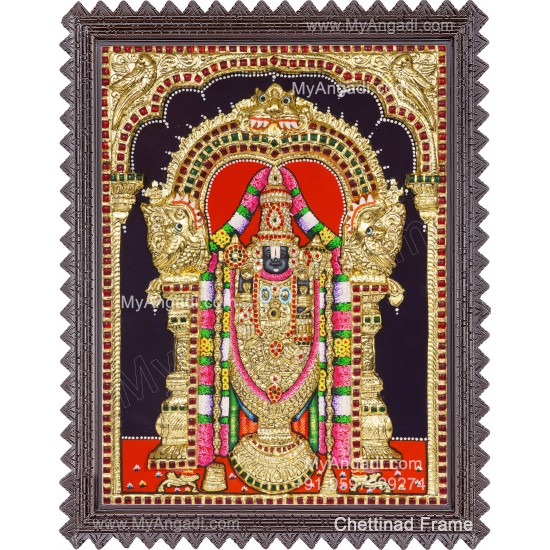 Balaji 3d Tanjore Painting