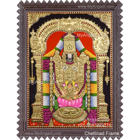 Balaji Lakshmi Tanjore Painting