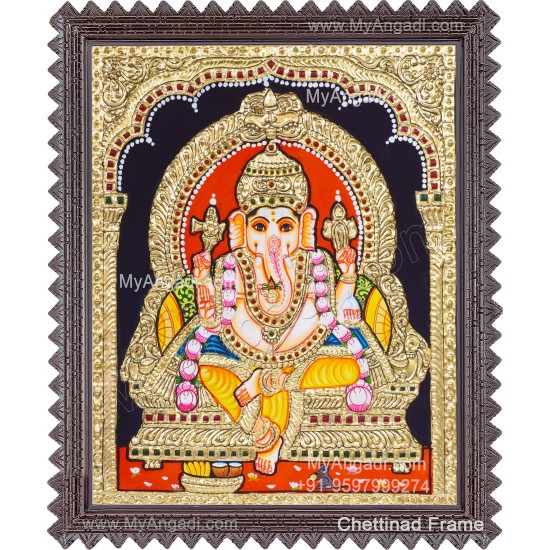 Ganapathi Tanjore Painting Tanjore Painting