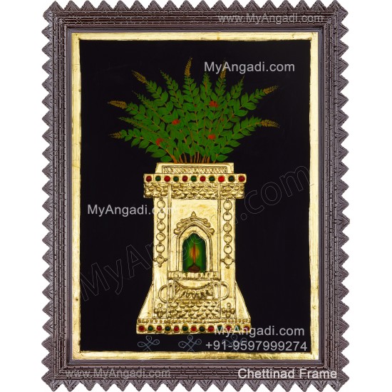 Tulsi Maadam Tanjore Painting