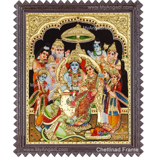 Ram Parivar Tanjore Painting