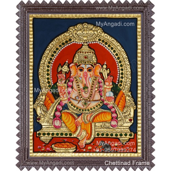 Ganapathi Tanjore Painting Tanjore Painting