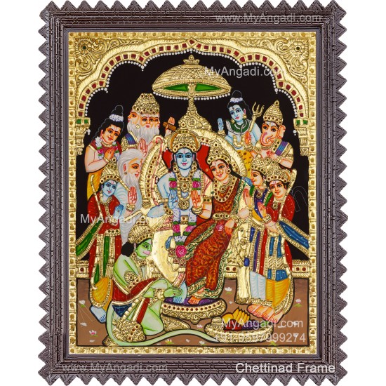 Ram Parivar Tanjore Painting