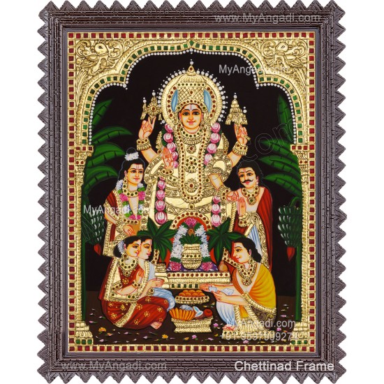 Sathyanarayana Tanjore Painting