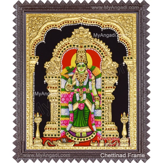 Meenakshi Amman Tanjore Painting