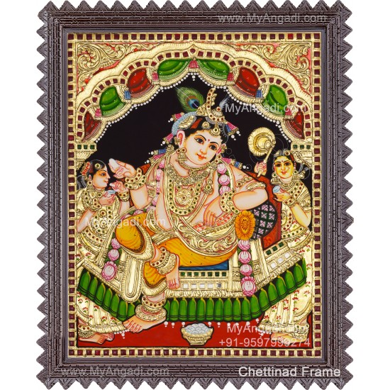 Darbar Krishna Tanjore Paintings