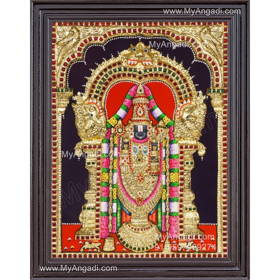 Balaji 3d Tanjore Painting