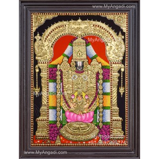 Balaji Lakshmi Tanjore Painting