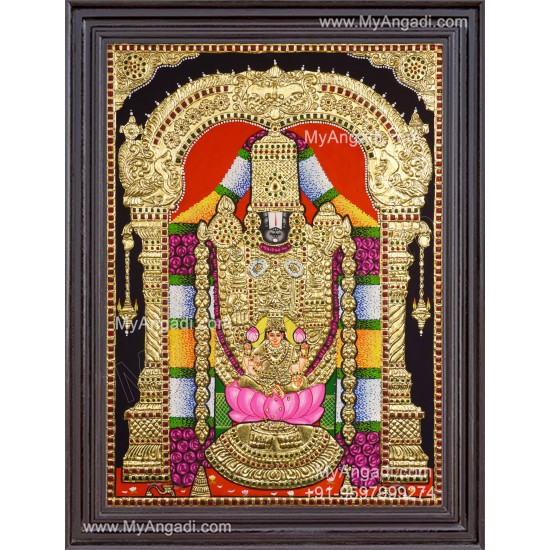 Balaji Lakshmi Tanjore Painting