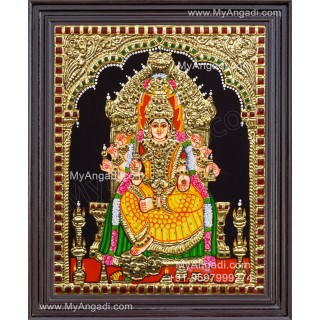 Samayapura Mariamman Tanjore Painting