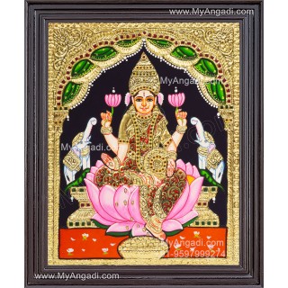 Gajalakshmi Tanjore Painting