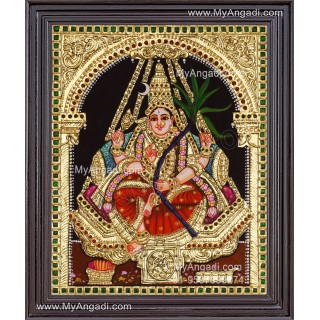 Raja Rajeshwari Tanjore Painting