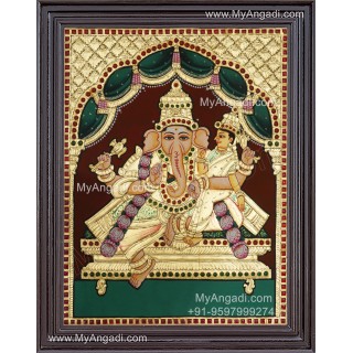 Sidhi Ganapathi Tanjore Paintings