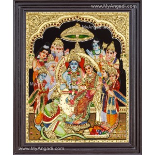 Ram Parivar Tanjore Painting