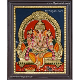 Ganapathi Tanjore Painting Tanjore Painting