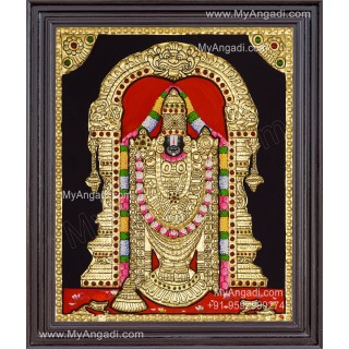 Venkateshwara  Swamy Tanjore Painting