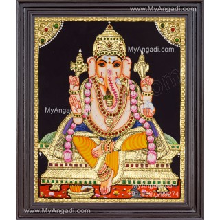 Ganapati Tanjore Painting