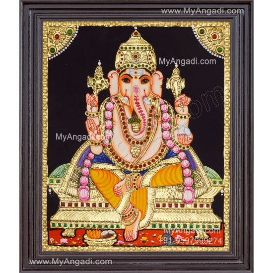 Ganapati Tanjore Painting