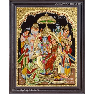 Ram Parivar Tanjore Painting