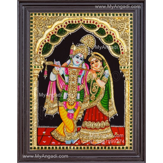 Radha Krishna Tanjore Painting