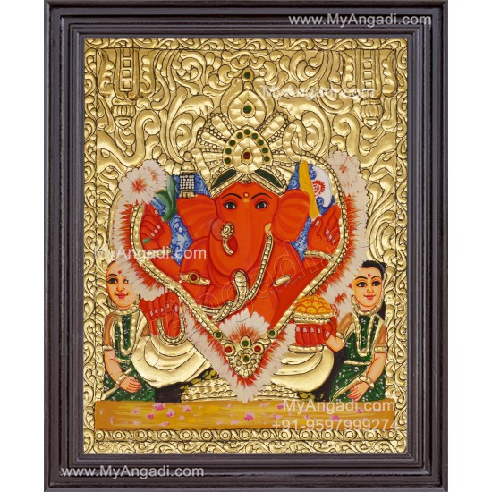 Sidhi Ganesha Tanjore Painting