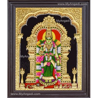 Meenakshi Amman Tanjore Painting