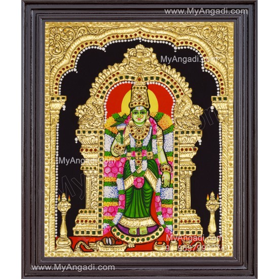 Meenakshi Amman Tanjore Painting