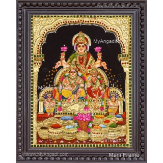 Kubera Lakshmi 3D Tanjore Painting