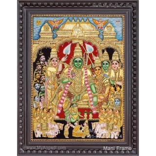 Ramar Pattabhishekam Tanjore Painting