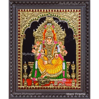 Samayapura Mariamman Tanjore Painting