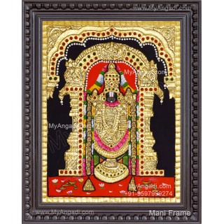 Venkateshwara  Swamy Tanjore Painting