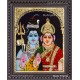 Shivan Parvathi Tanjore Painting