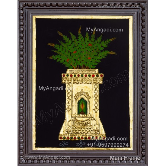 Tulsi Maadam Tanjore Painting