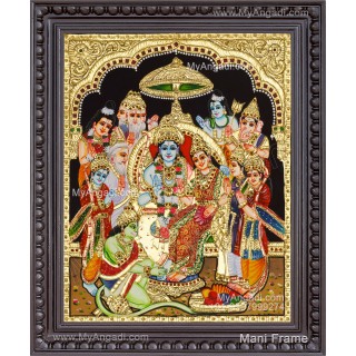 Ram Parivar Tanjore Painting