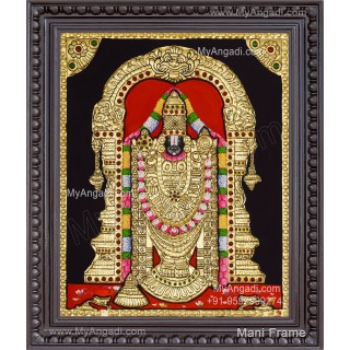 Venkateshwara  Swamy Tanjore Painting