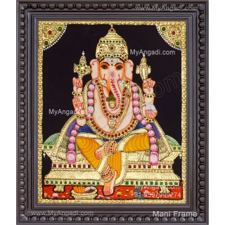 Ganapati Tanjore Painting