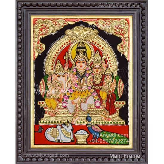 Sivan Kudumbam Tanjore Painting