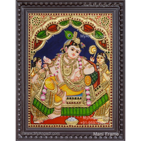 Butter Krishna Tanjore Painting