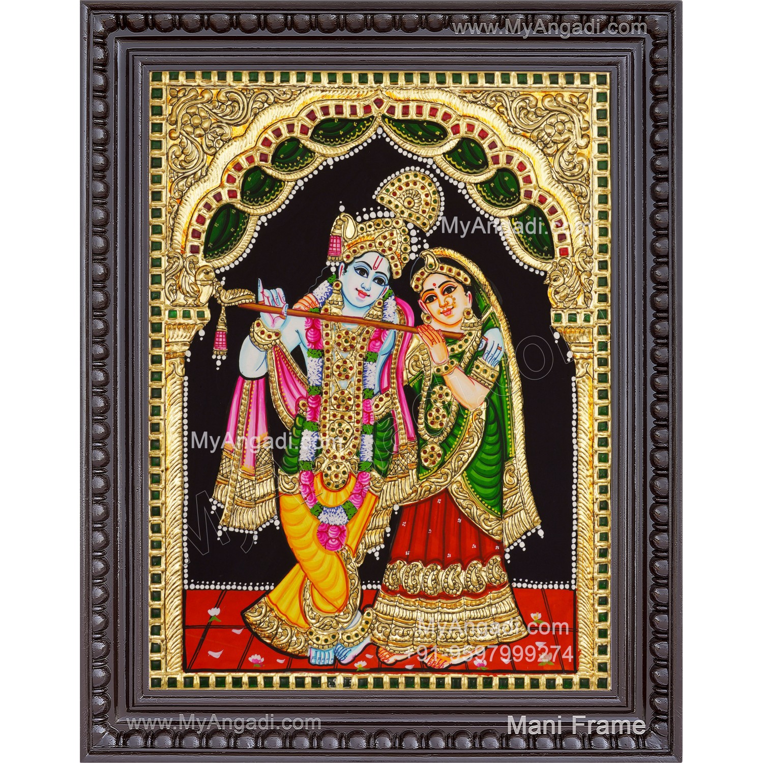 radha-krishna-tanjore-painting
