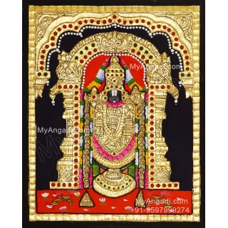 Venkateshwara  Swamy Tanjore Painting