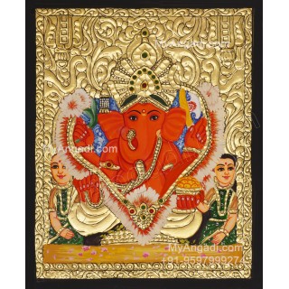 Sidhi Ganesha Tanjore Painting