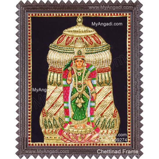 Meenakshi Amman Tanjore Painting