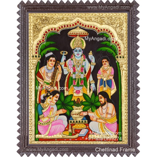 Sathyanarayana Tanjore Painting