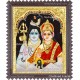 Shivan Parvathi Tanjore Painting