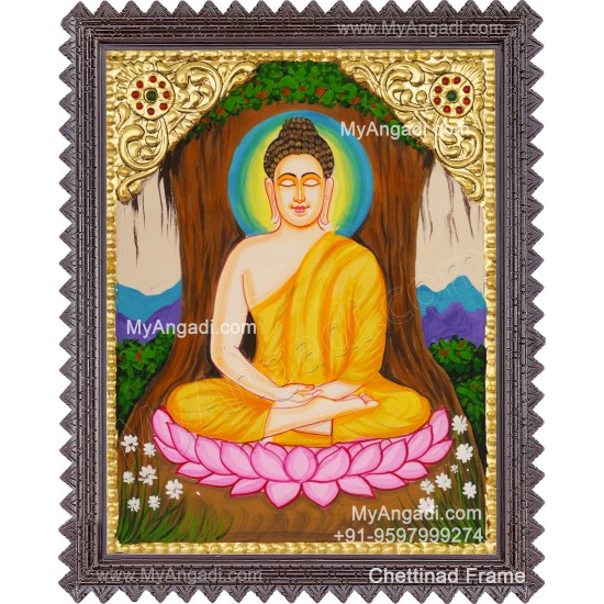 Buddha Tanjore Painting