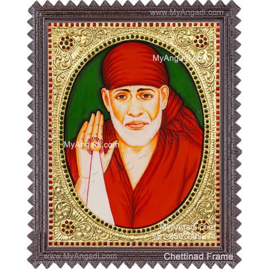 Saibaba Tanjore Painting